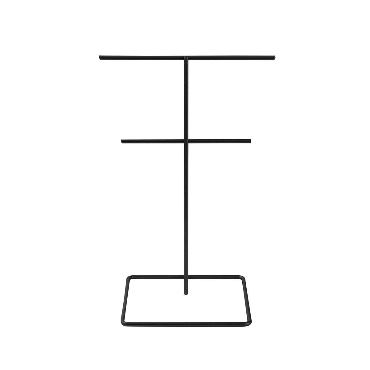Suport bijuterii TK-004-B, negru, metal, 15x30 cm