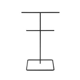 Suport bijuterii TK-004-B, negru, metal, 15x30 cm