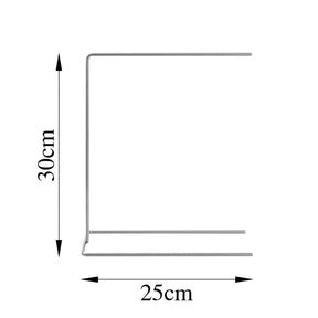Suport bijuterii TK-005-A, crom, metal, 25x12x30 cm