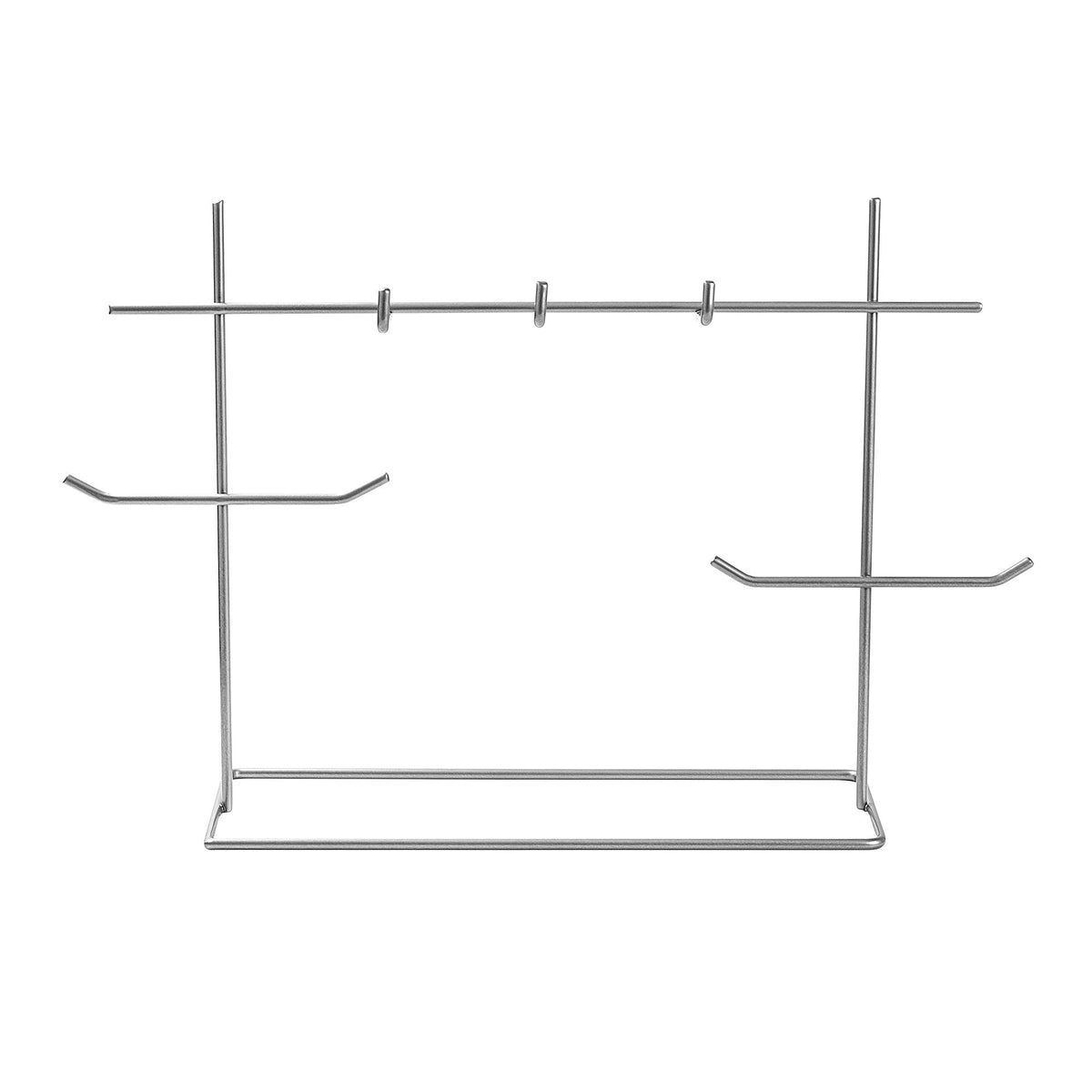 Suport bijuterii TK-007-A, crom, metal, 31x13x29 cm