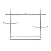 Suport bijuterii TK-007-A, crom, metal, 31x13x29 cm