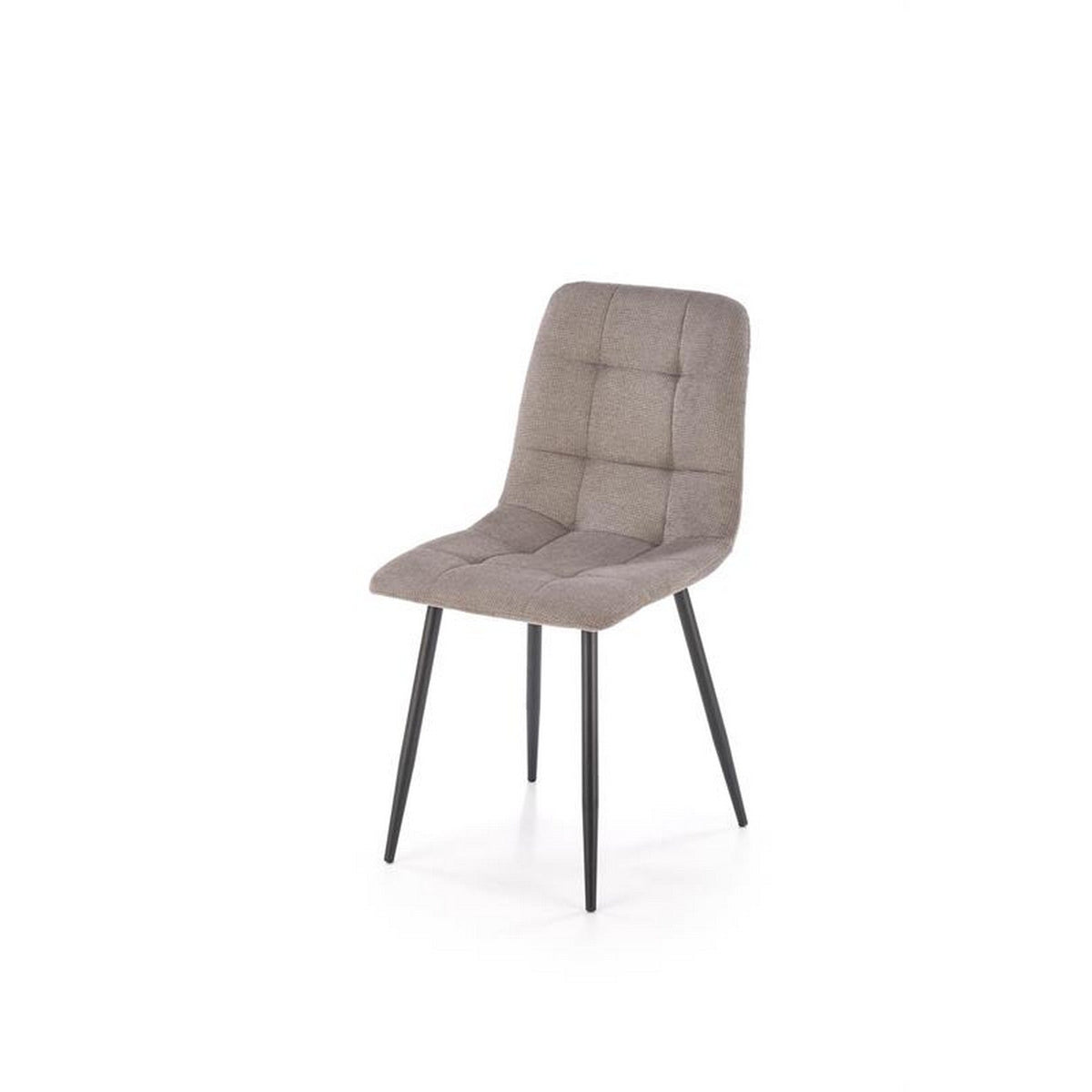 Scaun K560, gri/negru, stofa clasica/metal, 45x53x88 cm