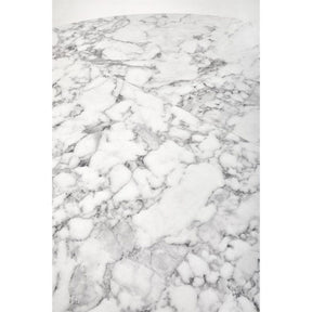 Masa extensibila PERONI, alb/gri/negru, PAL furniruit /otel, 100/250x100x75 cm