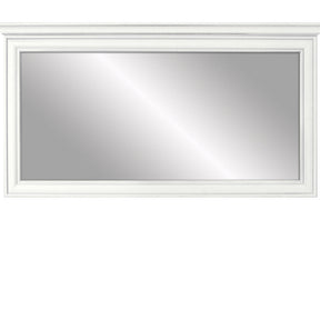 Oglinda perete cu rama IDENTO, alb, 155x7x72 cm