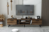 Comada TV RUDY SUB, nuc, PAL melaminat, 180x30x42 cm