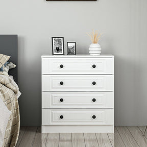Comoda KALE 4927, alb, PAL melaminat, 72x42x77 cm