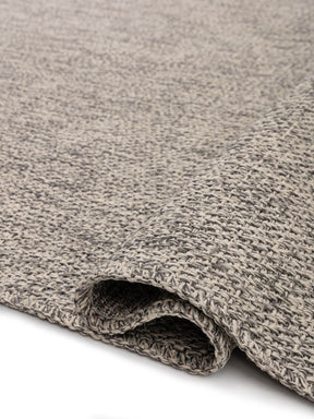 Covor 0602, 60x100 cm, forma dreptunghiulara, iuta, gri inchis