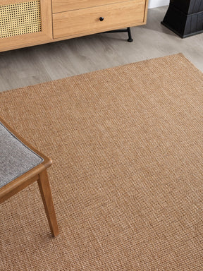 Covor 0604, 60x100 cm, forma dreptunghiulara, iuta, maro