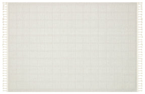 Covor YENI BUKLE KARE, 80x150 cm, forma dreptunghiulara, material tesut, crem