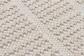 Covor YENI BUKLE KARE, 80x150 cm, forma dreptunghiulara, material tesut, bej