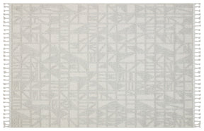 Covor 514SRZ2101, 80x150 cm, forma dreptunghiulara, material tesut, gri