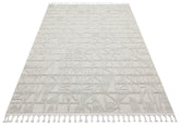 Covor 514SRZ2101, 80x150 cm, forma dreptunghiulara, material tesut, gri
