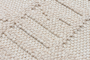 Covor 514SRZ2107, 80x150 cm, forma dreptunghiulara, material tesut, bej