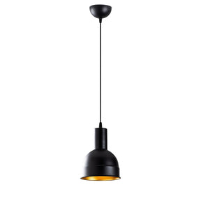 Lustra BERCESTE, negru, metal, 17x38-118 cm