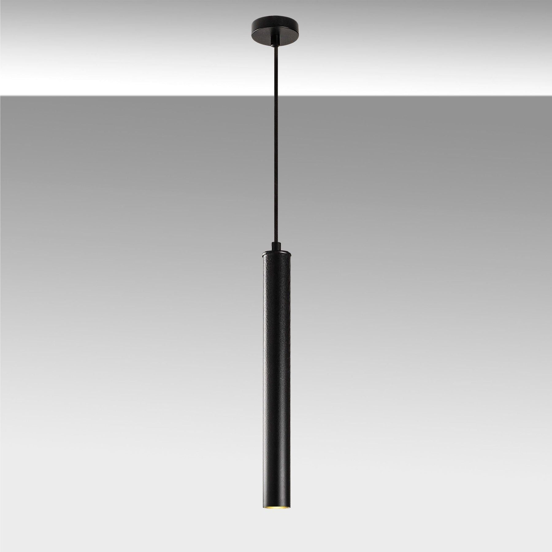 Lustra Best - 641-S, cu inaltime reglabila, negru, metal, 4x40x92 cm