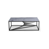 Masuta de cafea INFINITY 2, gri/negru, 160x60x45 cm