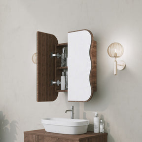Dulap baie DAY DREAM, nuc, PAL, cu 2 usi, 50x12x45 cm