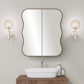 Dulap baie DAY DREAM, nuc, PAL, cu 2 usi, 50x12x45 cm