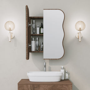Dulap baie DAY DREAM, nuc, PAL, cu 2 usi, 50x12x45 cm