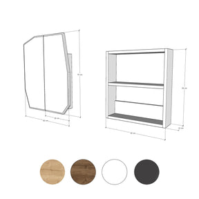 dulap de baie quartzcabinet black 552nos1219