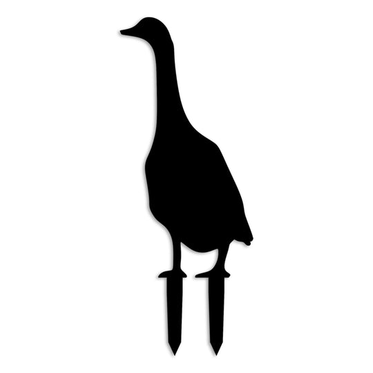 Decoratiune gradina GOOSE 04, negru, metal, 26x50 cm
