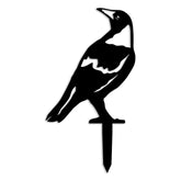 Decoratiune gradina BIRD 01, negru, metal, 27x35 cm