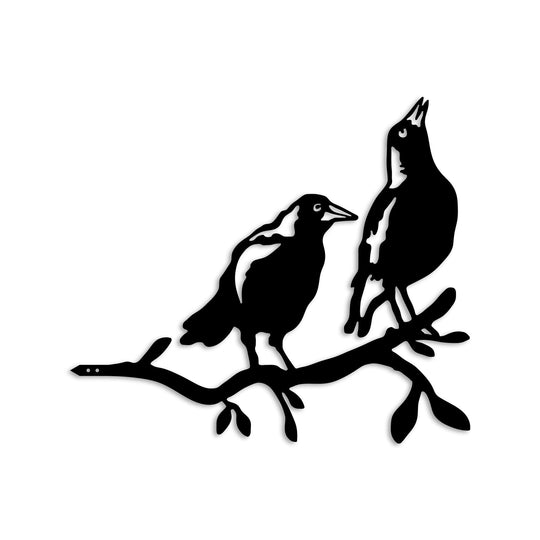 Decoratiune gradina 565TNL1307, negru, metal, 45x39 cm