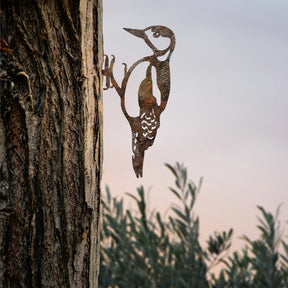 Decoratiune gradina 565TNL1309, maro, metal, 18x30 cm