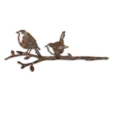 Decoratiune gradina 565TNL1311, maro, metal, 55x22 cm
