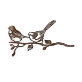 Decoratiune gradina 565TNL1312, maro, metal, 50x26 cm