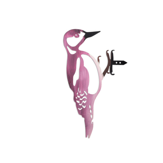 Decoratiune gradina 565TNL1390, violet, metal, 18x30 cm