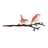 Decoratiune gradina 565TNL1392, maro/portocaliu, metal, 55x22 cm