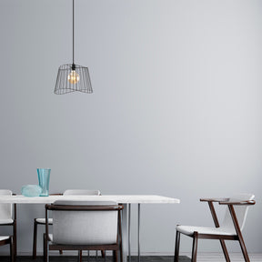 Lustra BYISOO 6340, negru, metal, 40x126 cm