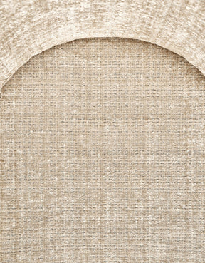 Scaun BASSO, bej - Cremona 14/nuc, stofa catifelata/lemn, 48x56x86 cm