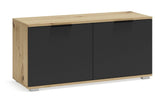 Pantofar CLIF ST-100, stejar artisan/gri antracit, PAL laminat, 100x38x48 cm