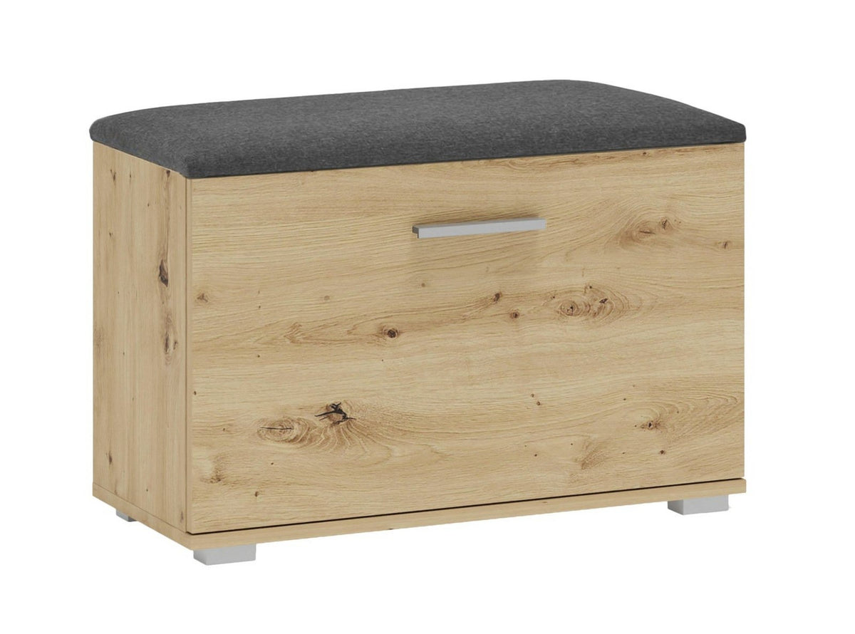 Pantofar LIMA ST2, gri/stejar artisan, PAL laminat, 70x32x45 cm