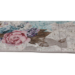 Covor, tesatura de catifea/bumbac, multicolor, 160×230 cm