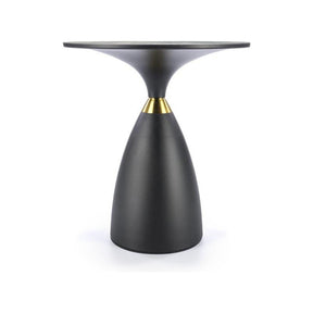 Masuta de cafea MORENA, negru/verde, ceramica, 50x52 cm