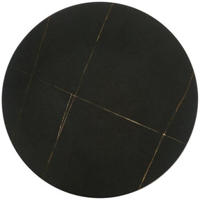 Masuta VERDE, negru, ceramica/metal, 40x40x52 cm