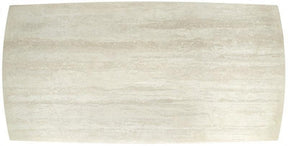 Masa extensibila SALIX, travertin/casmir, piatra sinterizata/otel, 180/260x90x76 cm
