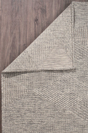 Covor RUSTICANA, 80x150 cm, forma dreptunghiulara, polipropilena, gri, 3104