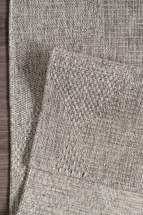 Covor RUSTICANA, 80x150 cm, forma dreptunghiulara, polipropilena, gri, 3104
