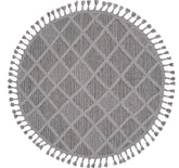 Covor BEVERLY, 80x80 cm, forma rotunda, polipropilena, gri, 2264 Y