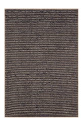Covor TERAPIA, 80x150 cm, forma dreptunghiulara, poliester, negru/bej, 3604