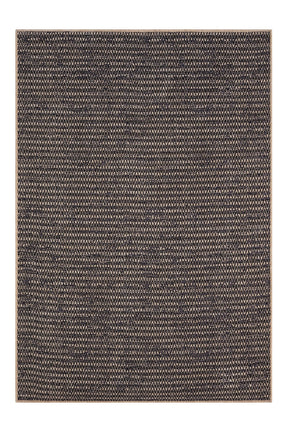 Covor TERAPIA, 80x150 cm, forma dreptunghiulara, poliester, negru/bej, 3604
