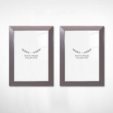 Set 2 rame foto 628DTR1139, crom, plastic, 15x21 cm
