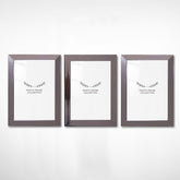 Set 3 rame foto 628DTR1159, crom, plastic, 13x18 cm