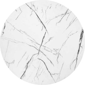 Masuta cafea ANTICA, marmura alba/negru, 80x36 cm