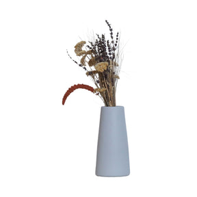 Vaza CONICAL, albastru deschis, ceramica, 10x10x22 cm