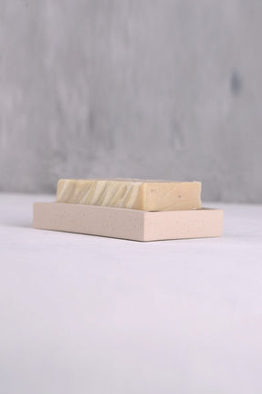 Savoniera SABUNLUK, bej, ceramica, 11x8 cm
